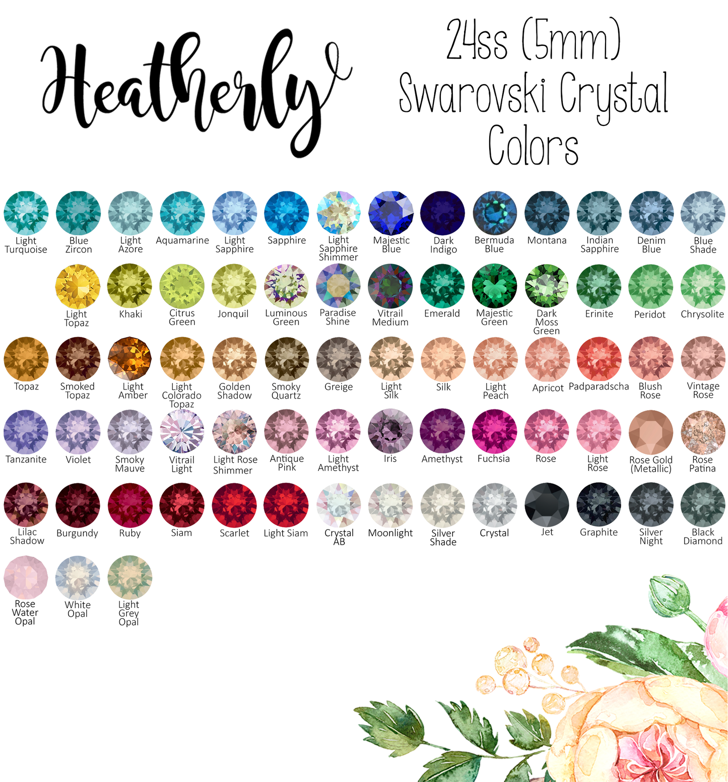 Diamante Hoop Charms • 5mm