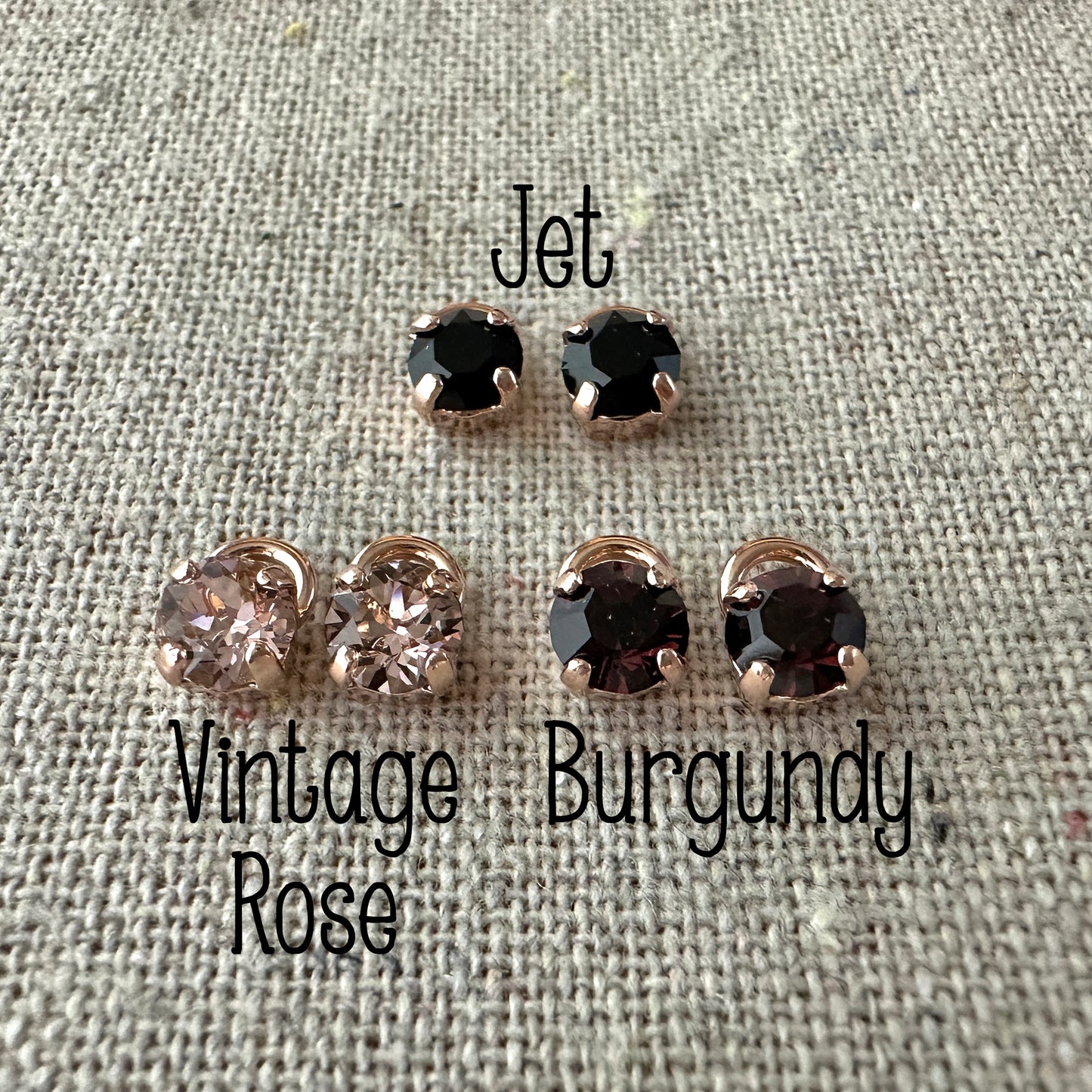 Diamante Hoop Charms • 5mm