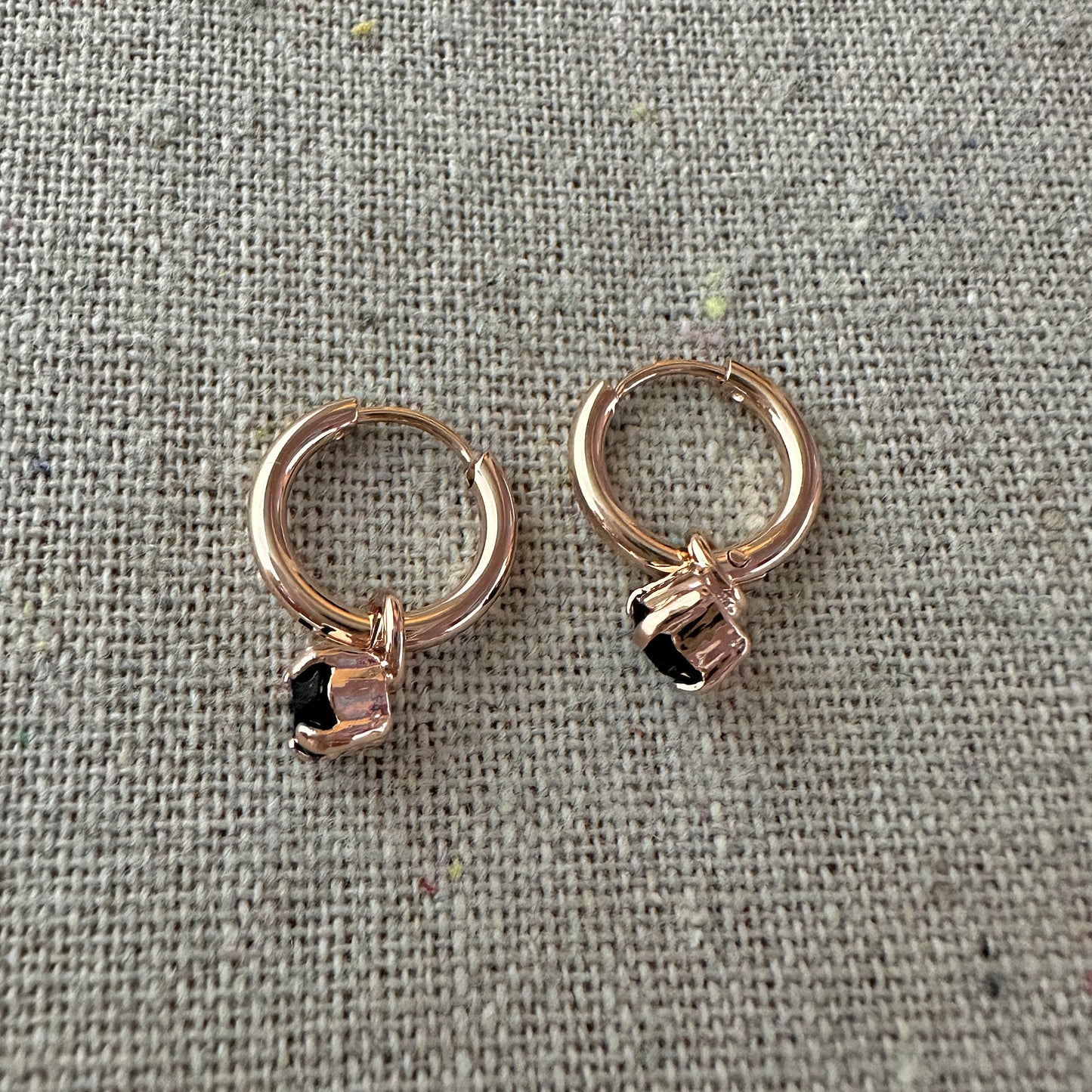 Diamante Hoop Charms • 5mm