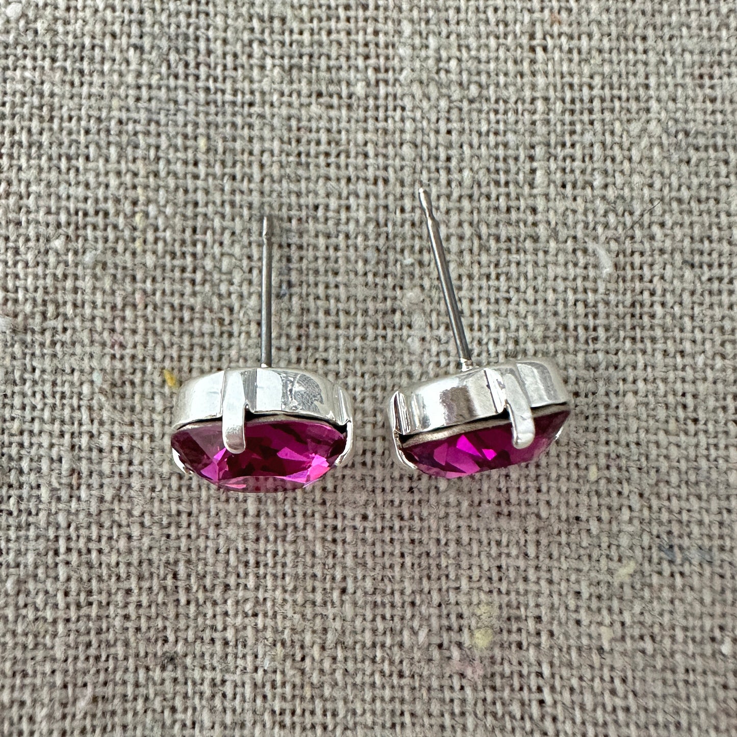 Medium Cushion Post Earrings