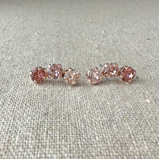 Diamante Crawler Posts • Blush Ombré
