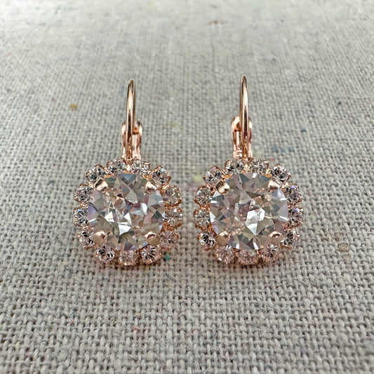 Diamante Luxe Leverback Earrings