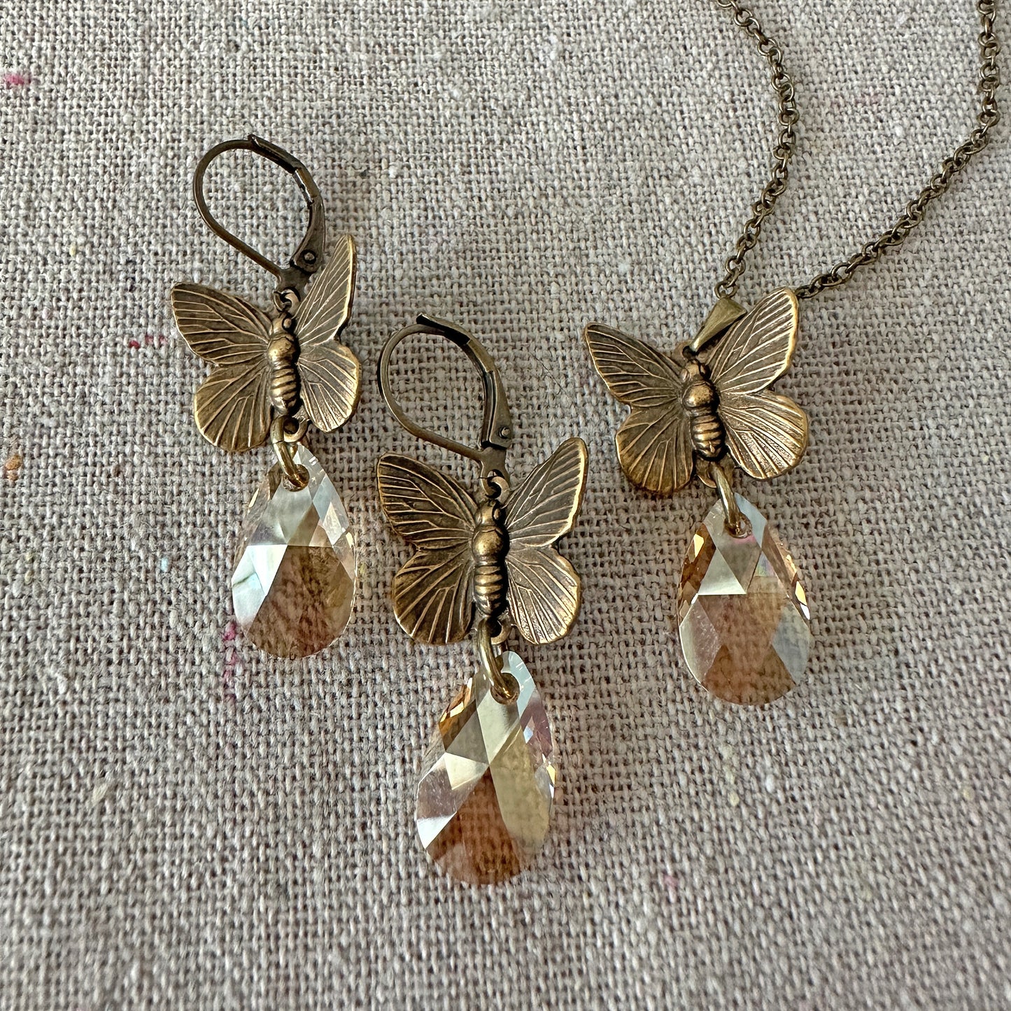 Magical Mariposa Teardrop Earrings