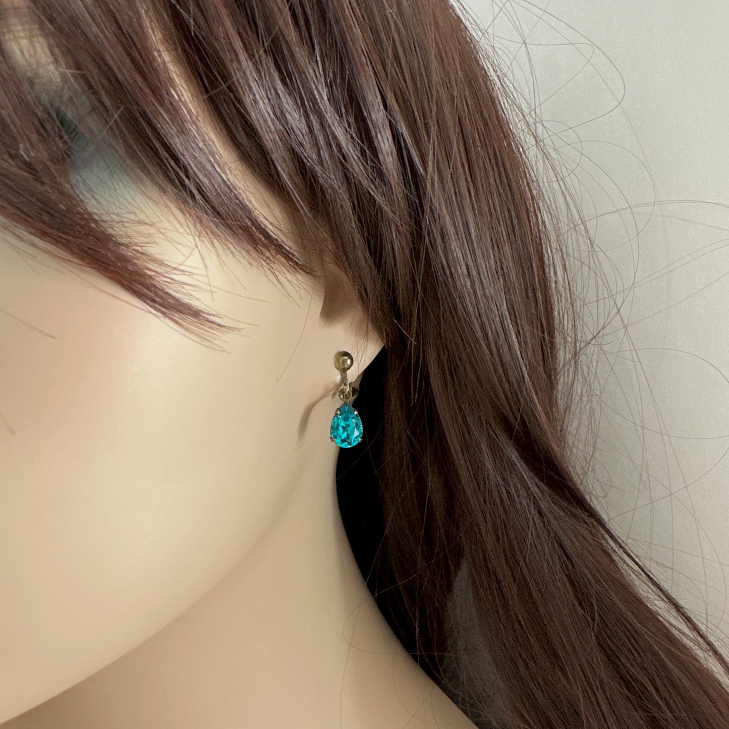 Small Pear Clip-on Earrings