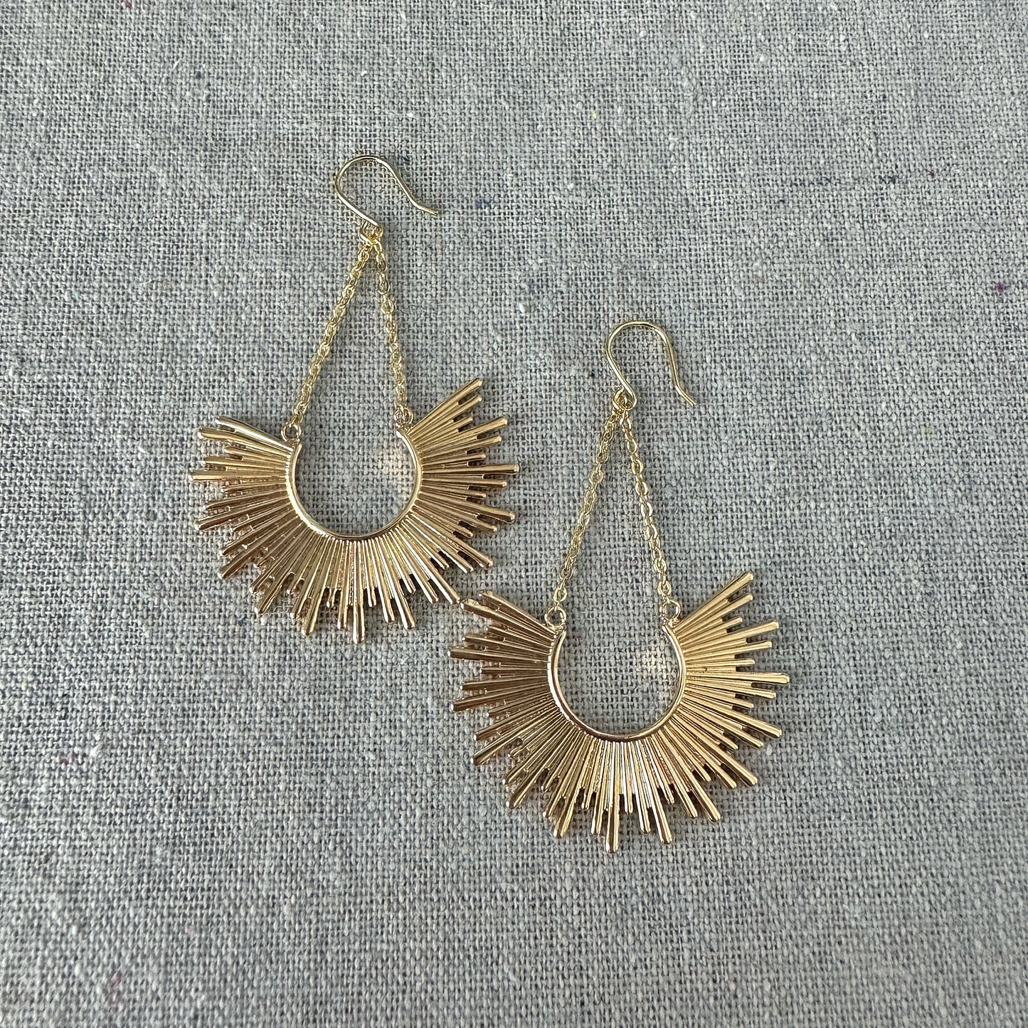 Rising Sun Chandelier Earrings