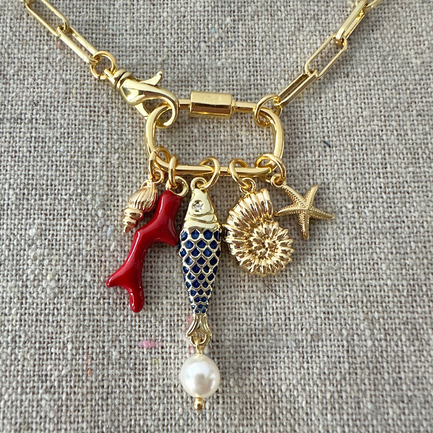 Shore Things Charm Necklace