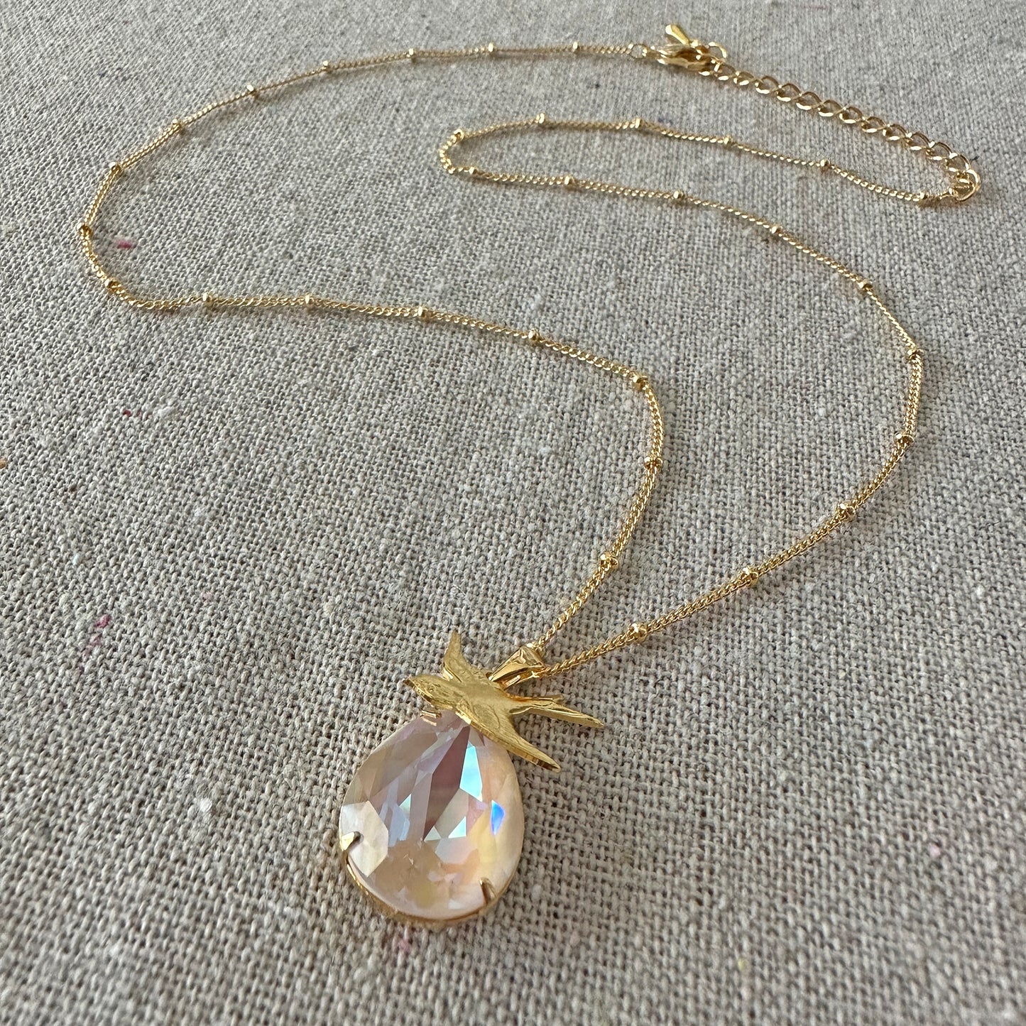 Swallow Serenade Pear Necklace