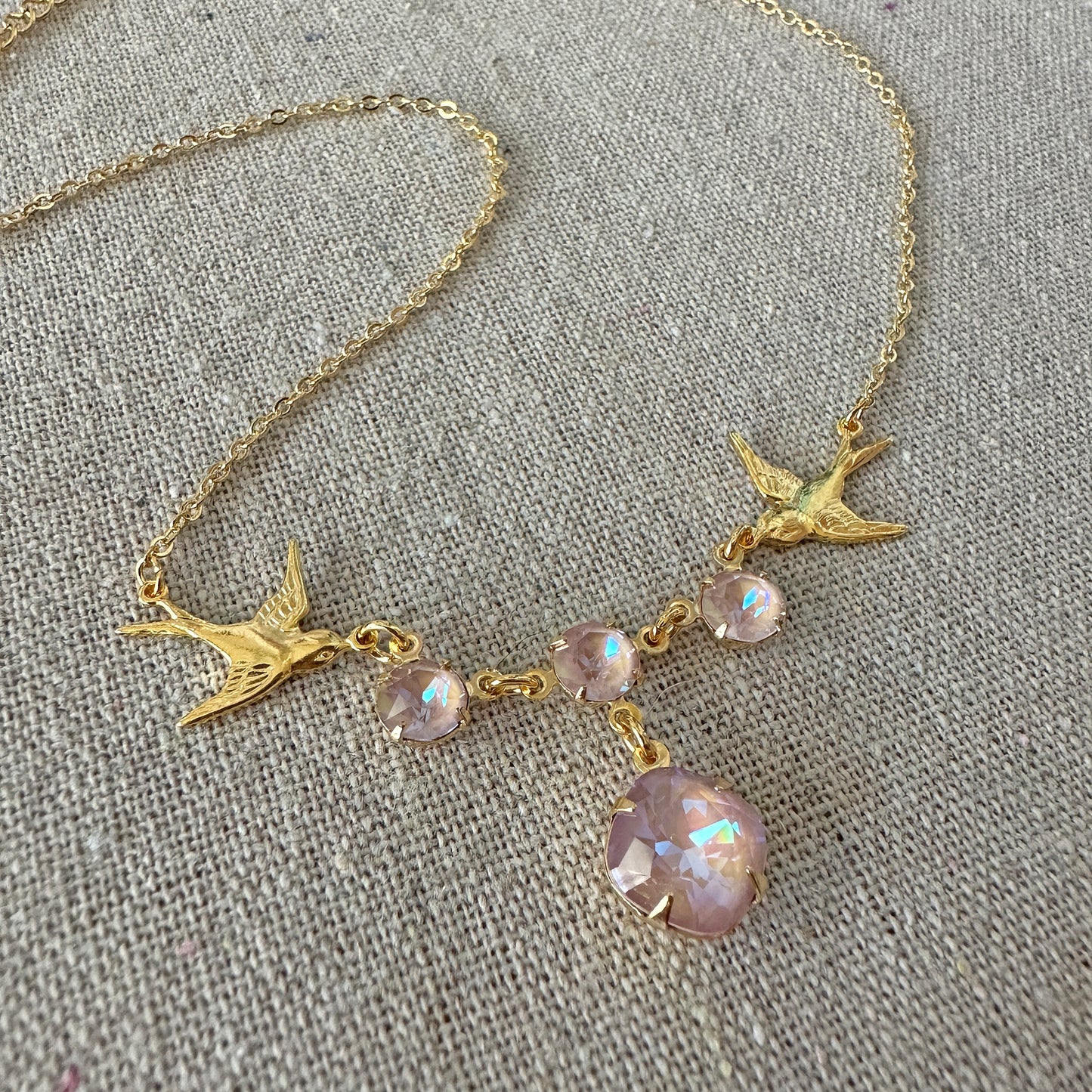 Swooping Swallows Necklace