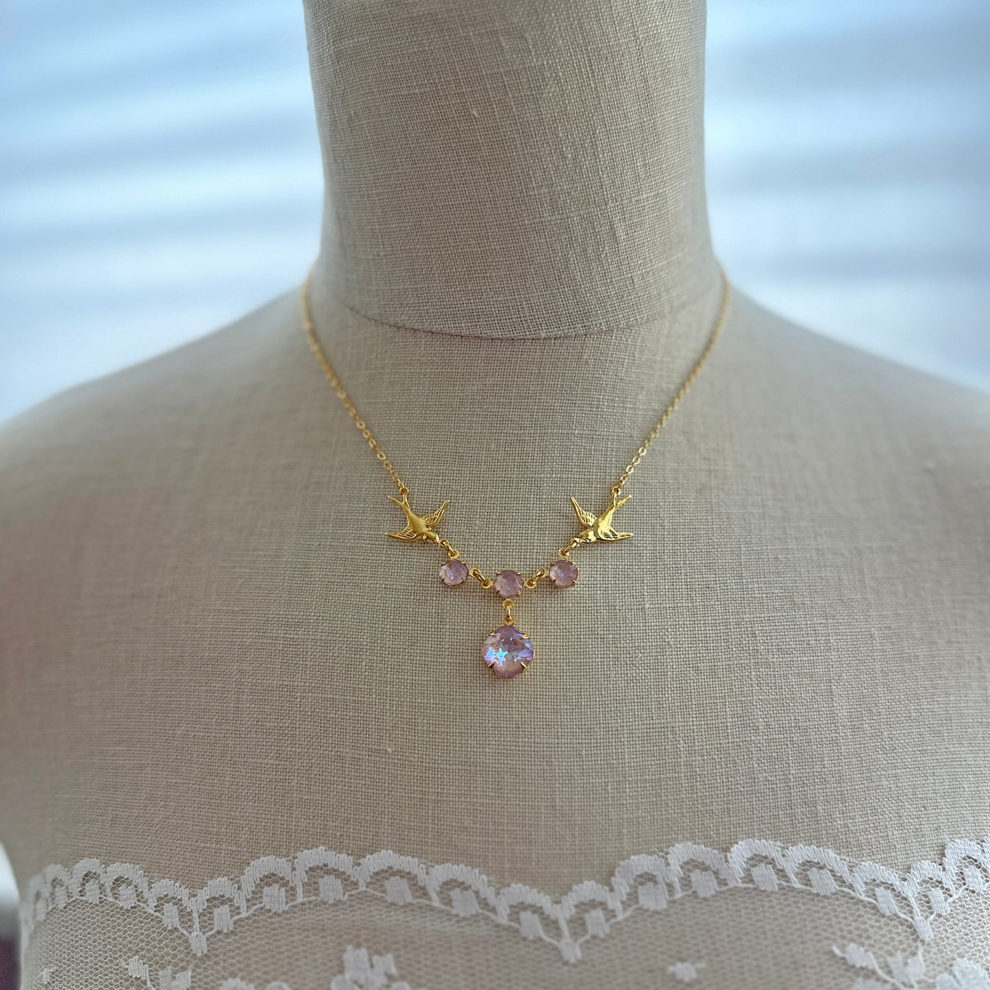 Swooping Swallows Necklace