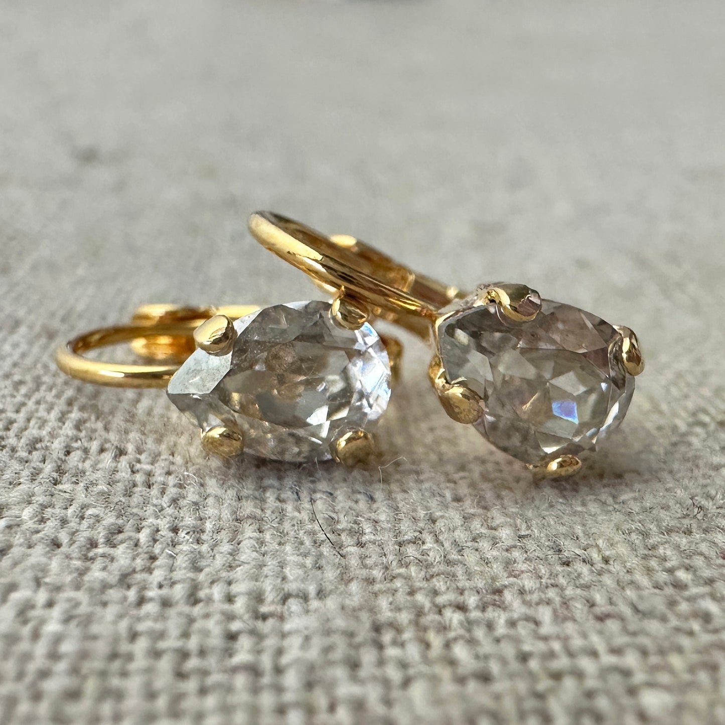 Tinier Pear Leverback Earrings