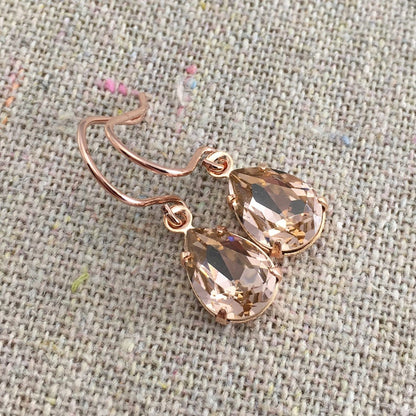 Tiny Pear Dangling Earrings