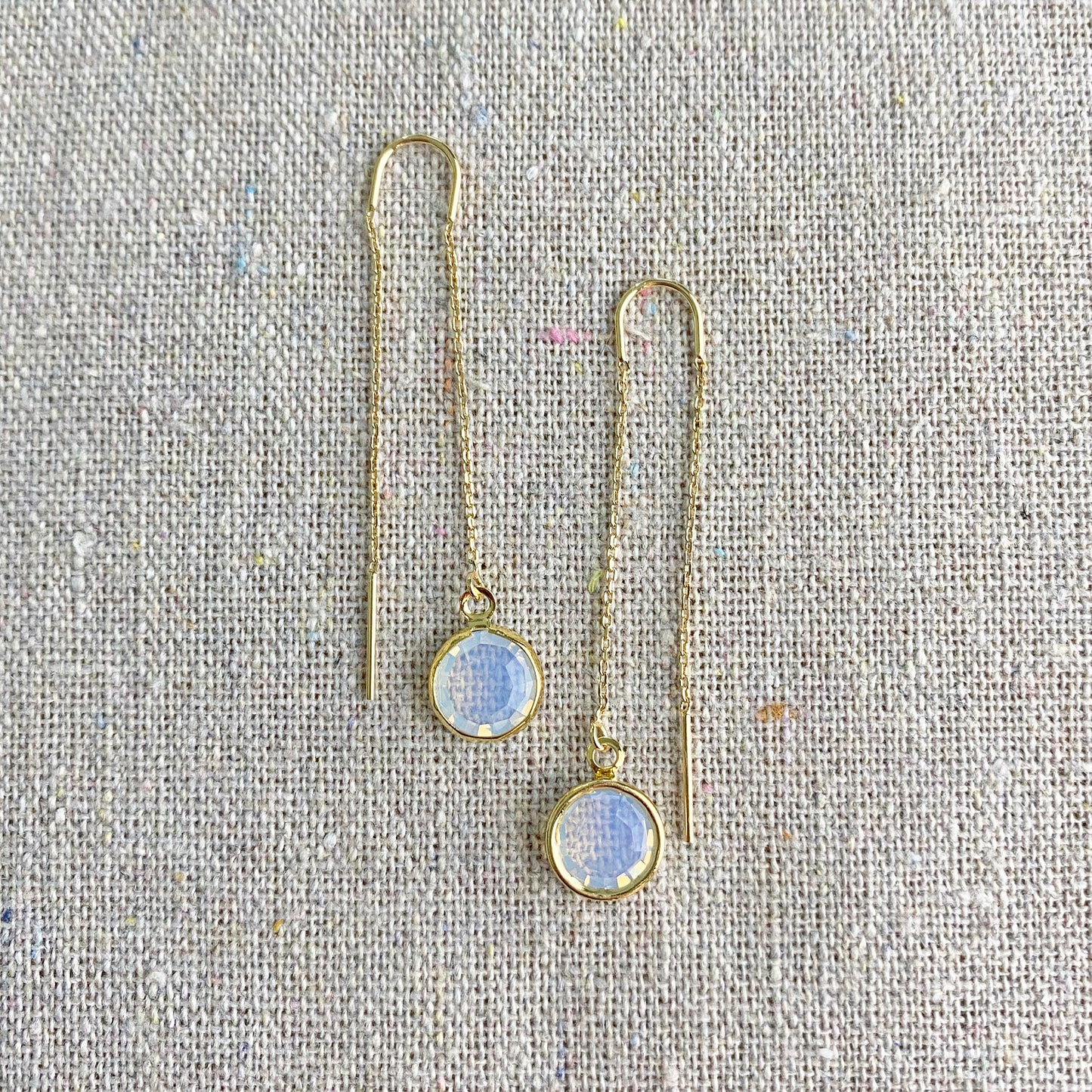 Celine Threader Earrings • 8mm