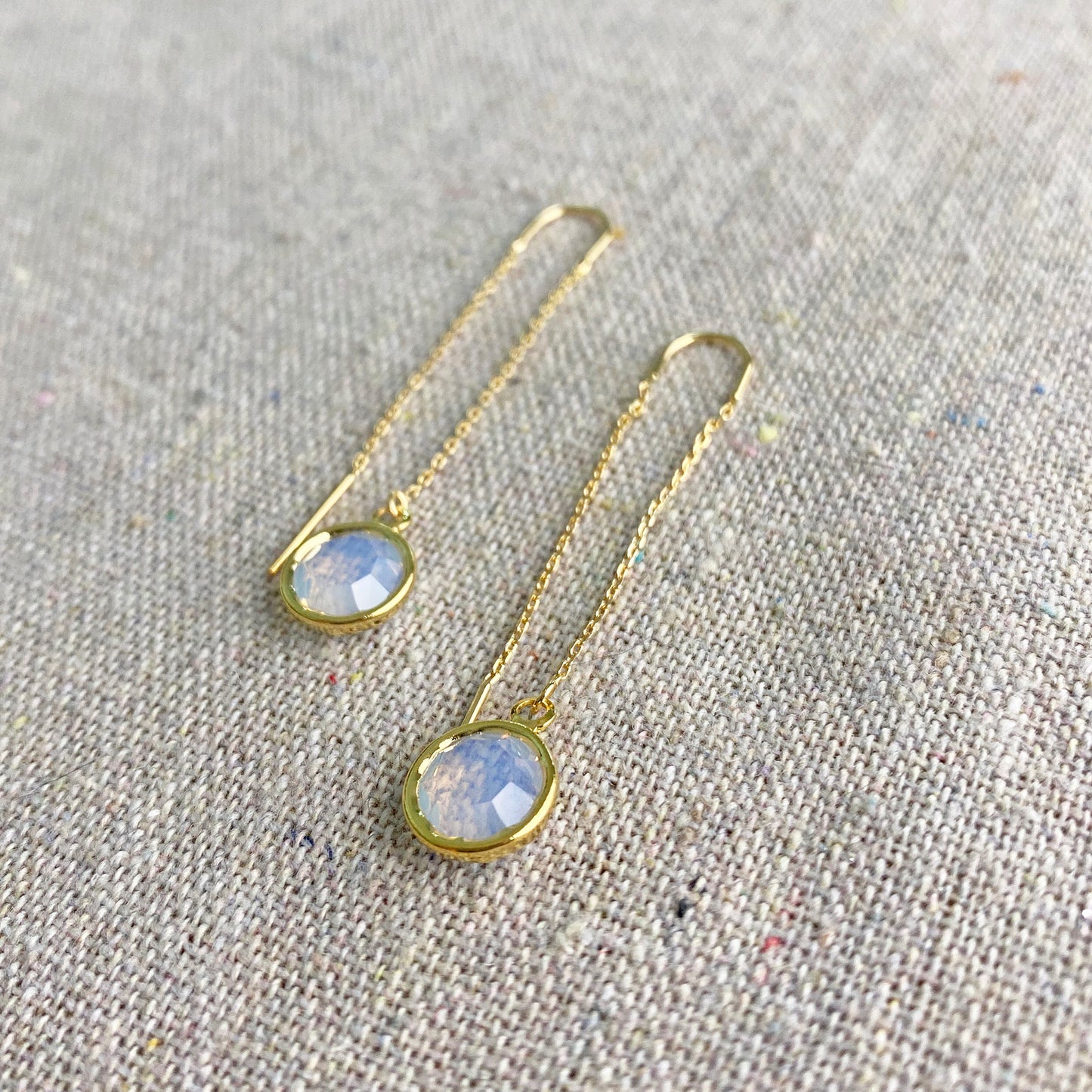 Celine Threader Earrings • 8mm