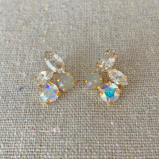 Cluster Bauble Post Earrings