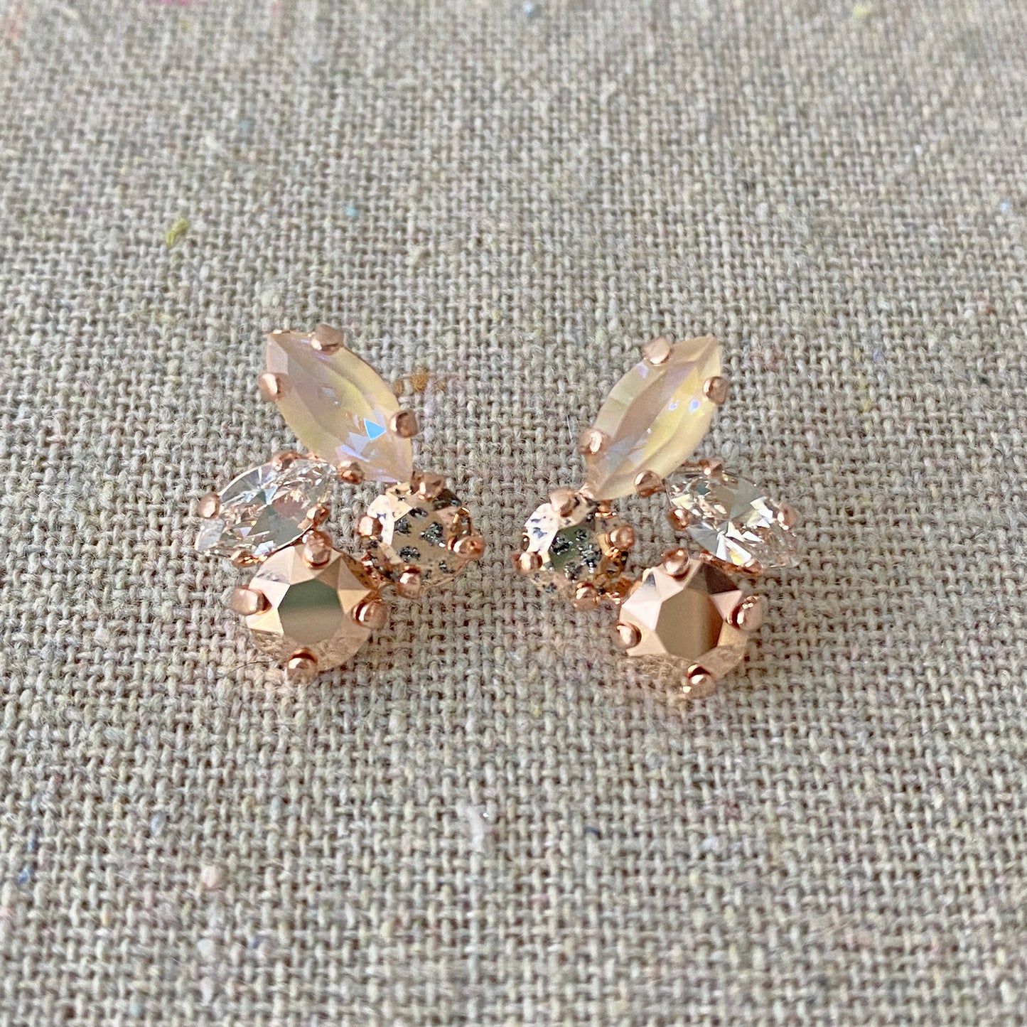 Cluster Bauble Post Earrings