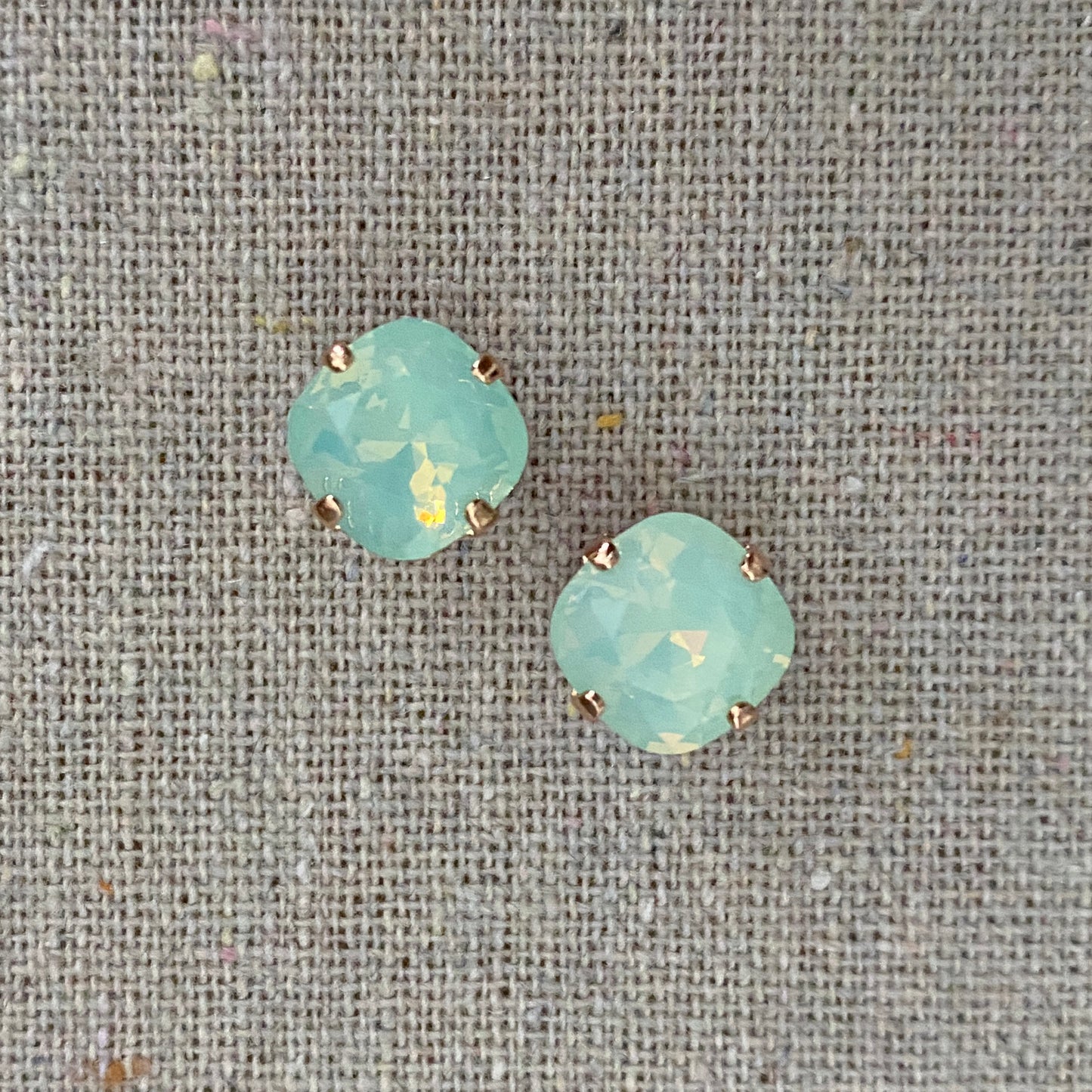Medium Cushion Post Earrings