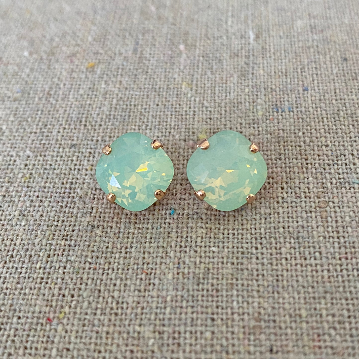 Medium Cushion Post Earrings