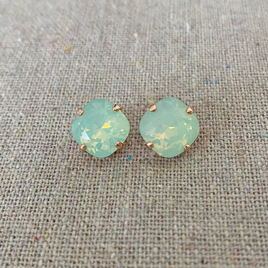 Medium Cushion Post Earrings