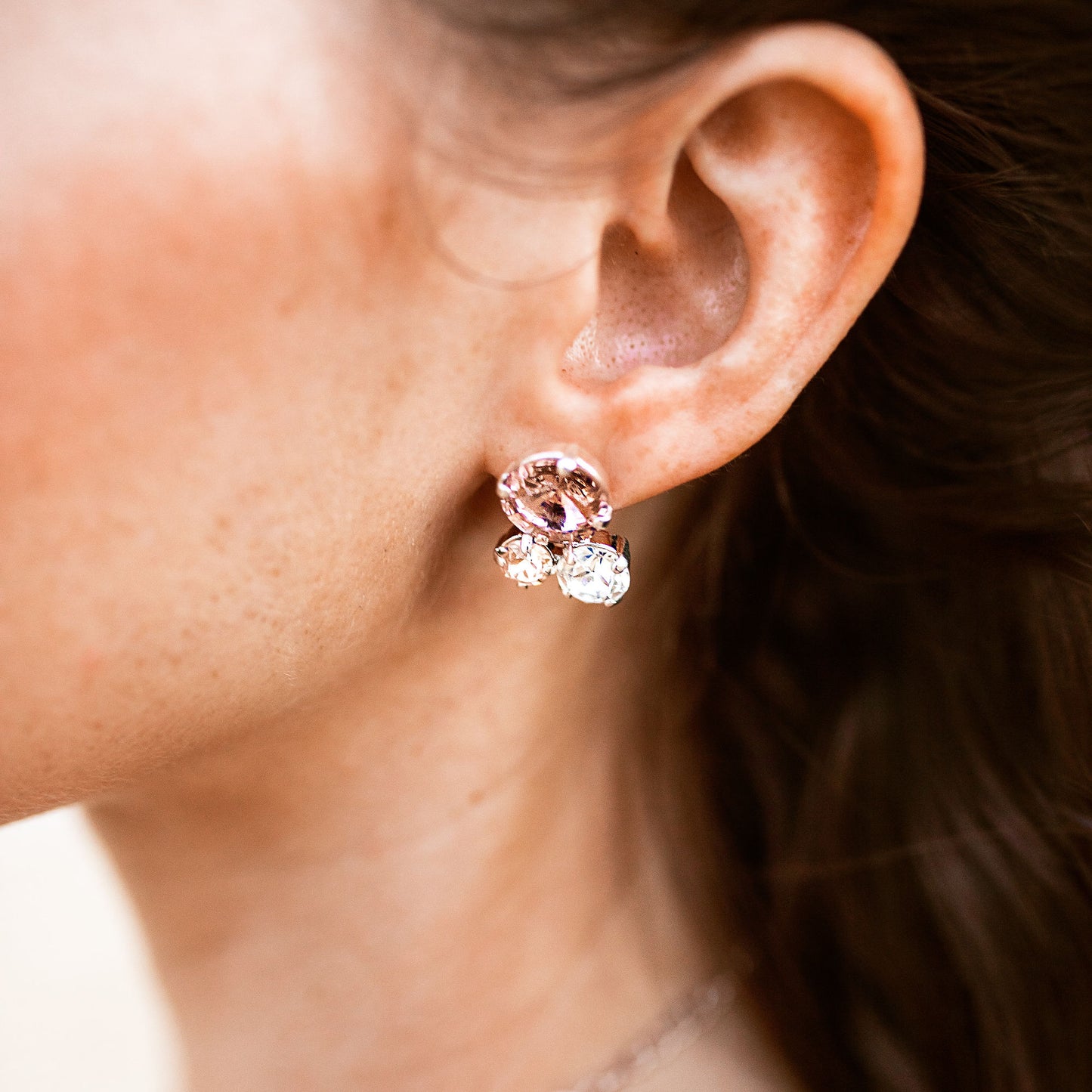 Bubble Cluster Post Earrings