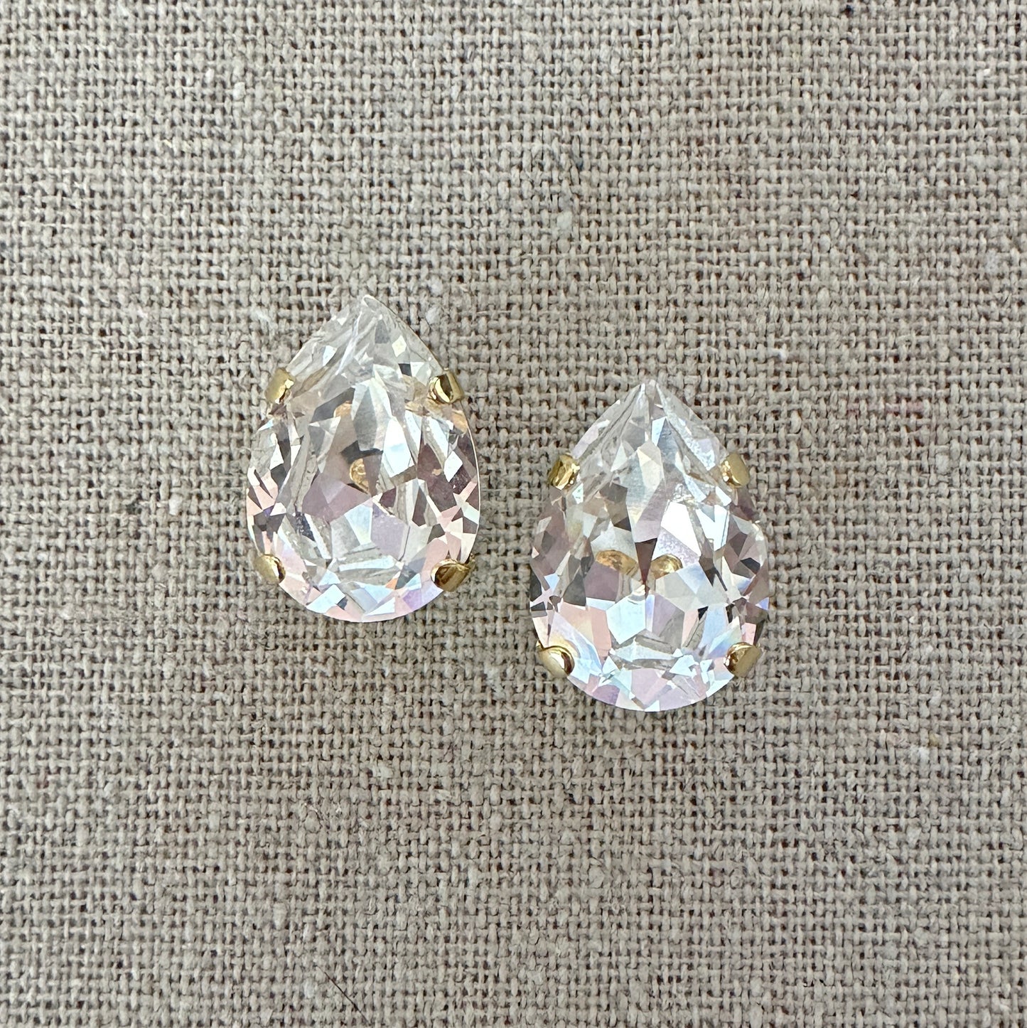 Statement Pear Post Earrings