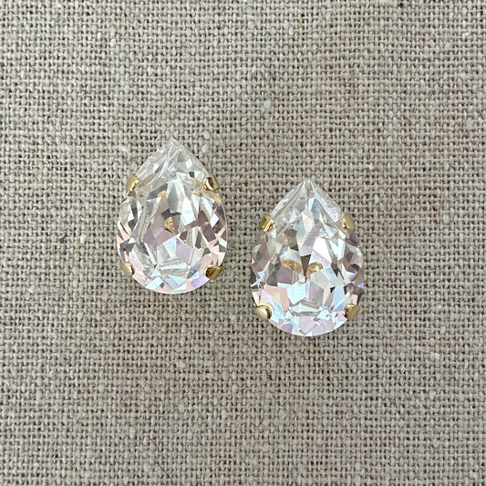 Statement Pear Post Earrings