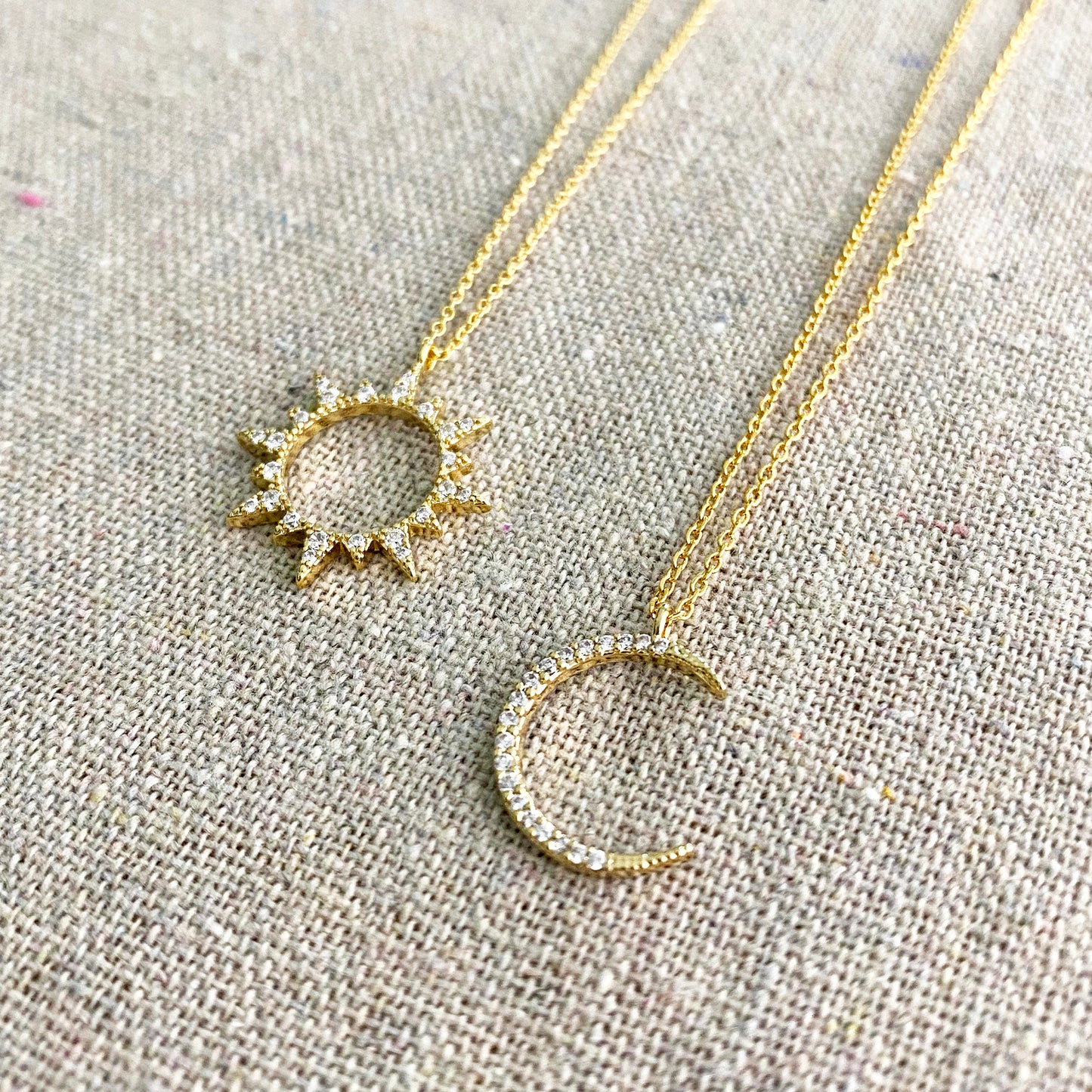 Like Night & Day Necklace • Moon