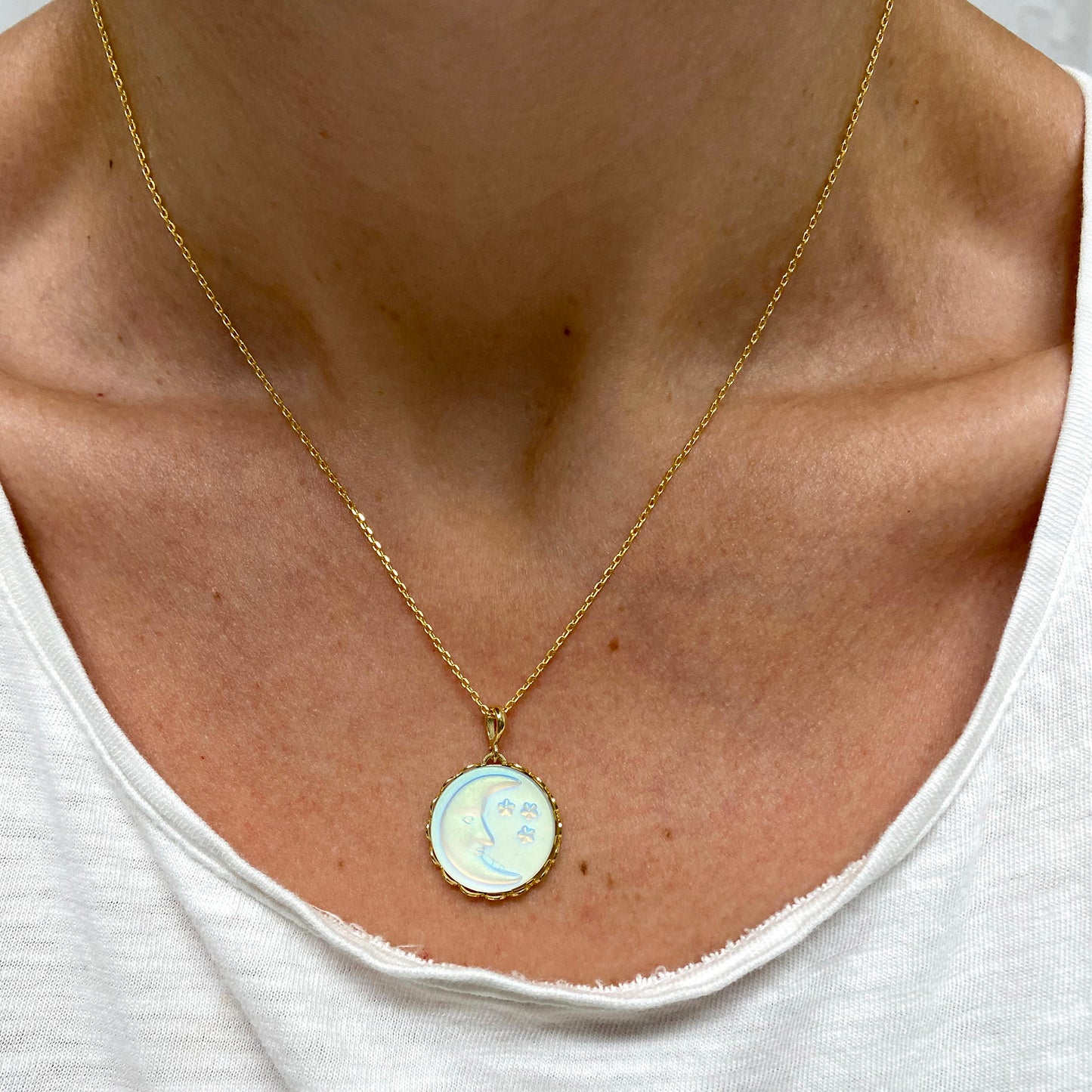 Man on the Moon Necklace