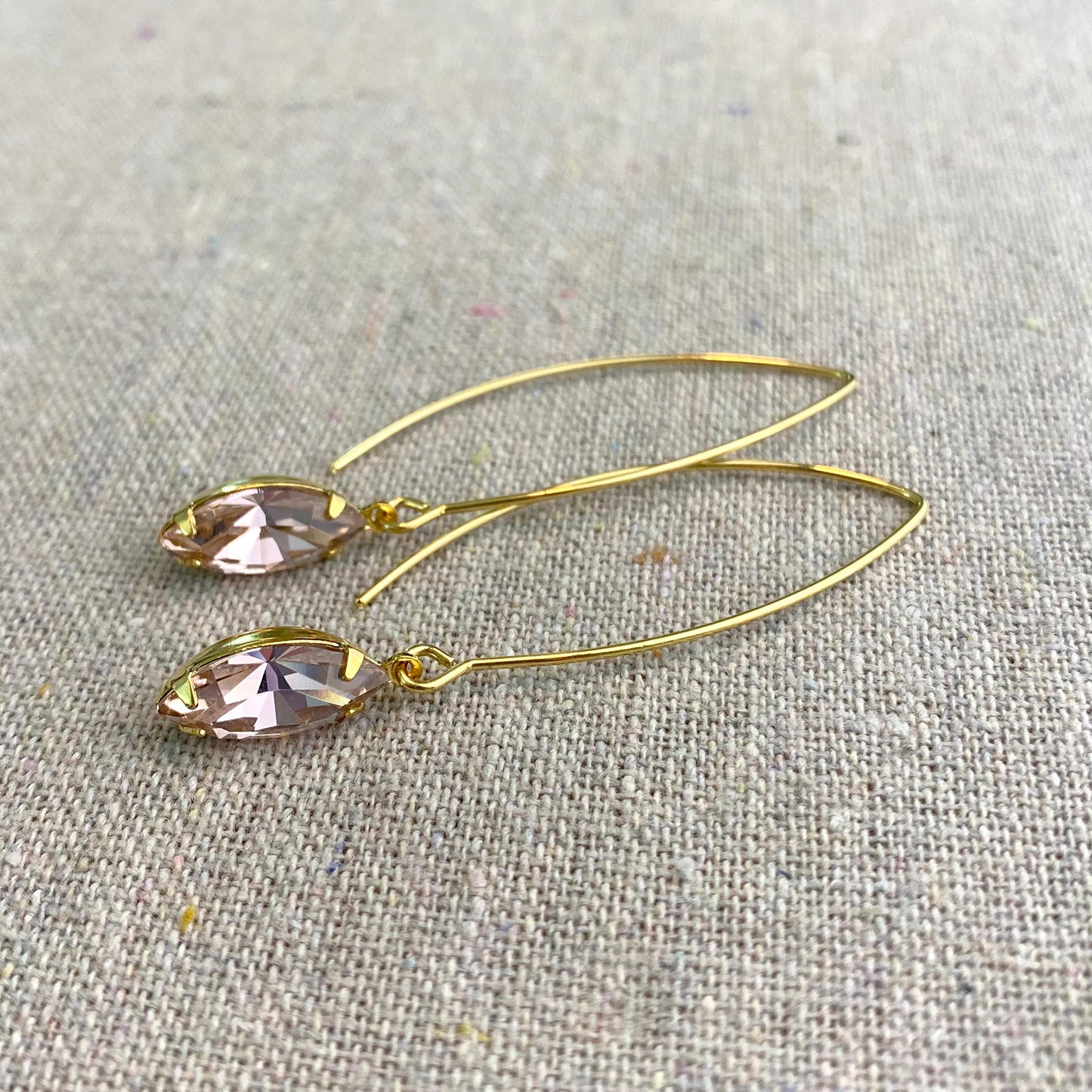 Marquise Drops Long Earrings