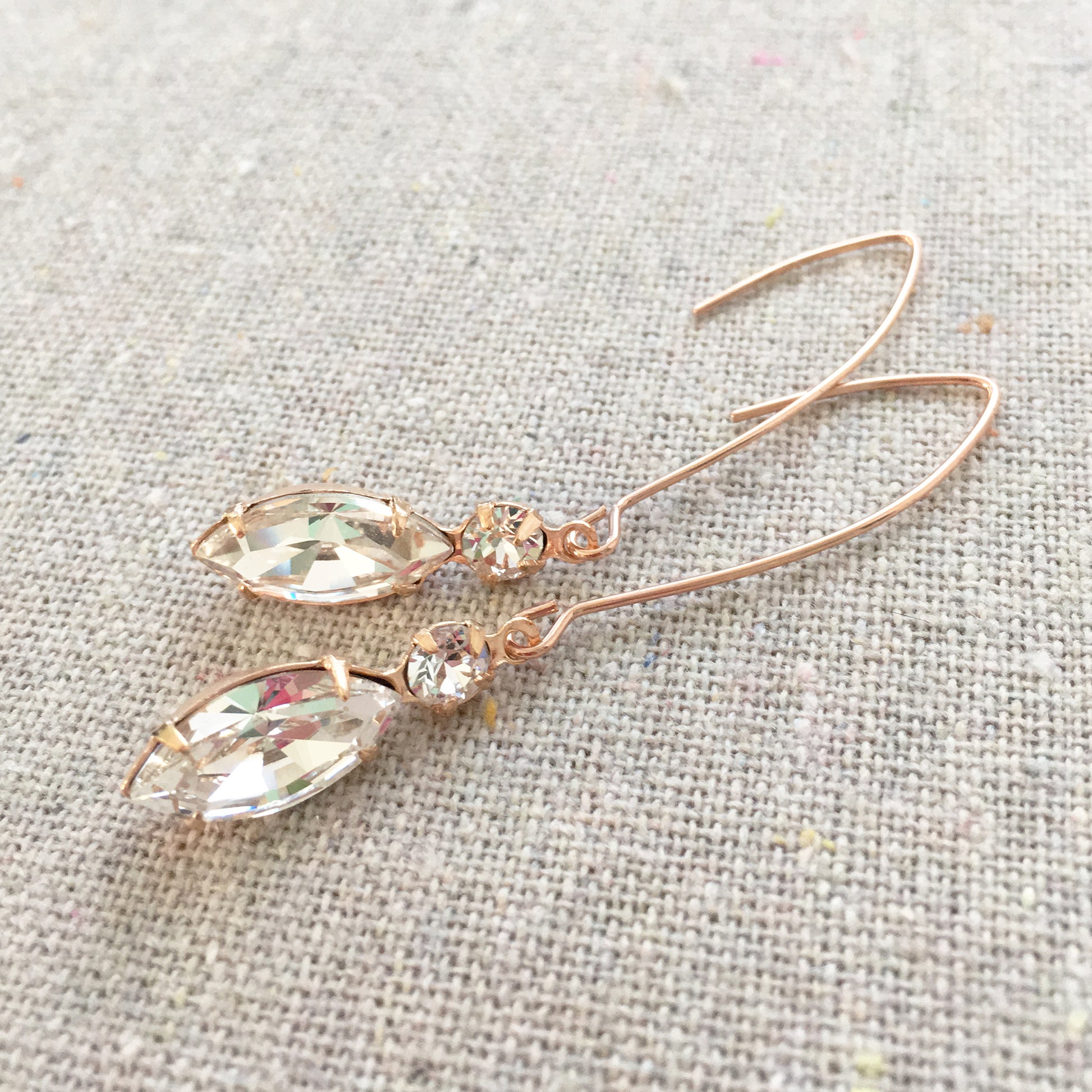 Swarovski Crystal Marquise Earrings