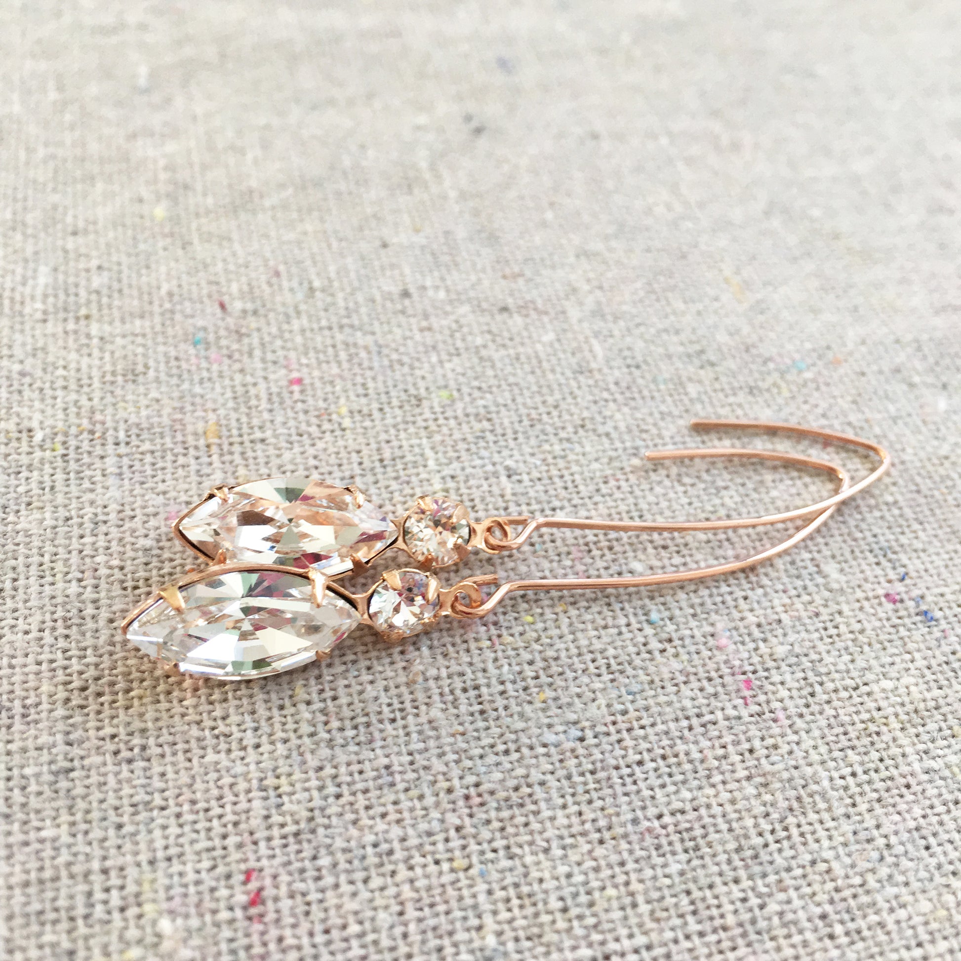 Swarovski Crystal Marquise Earrings