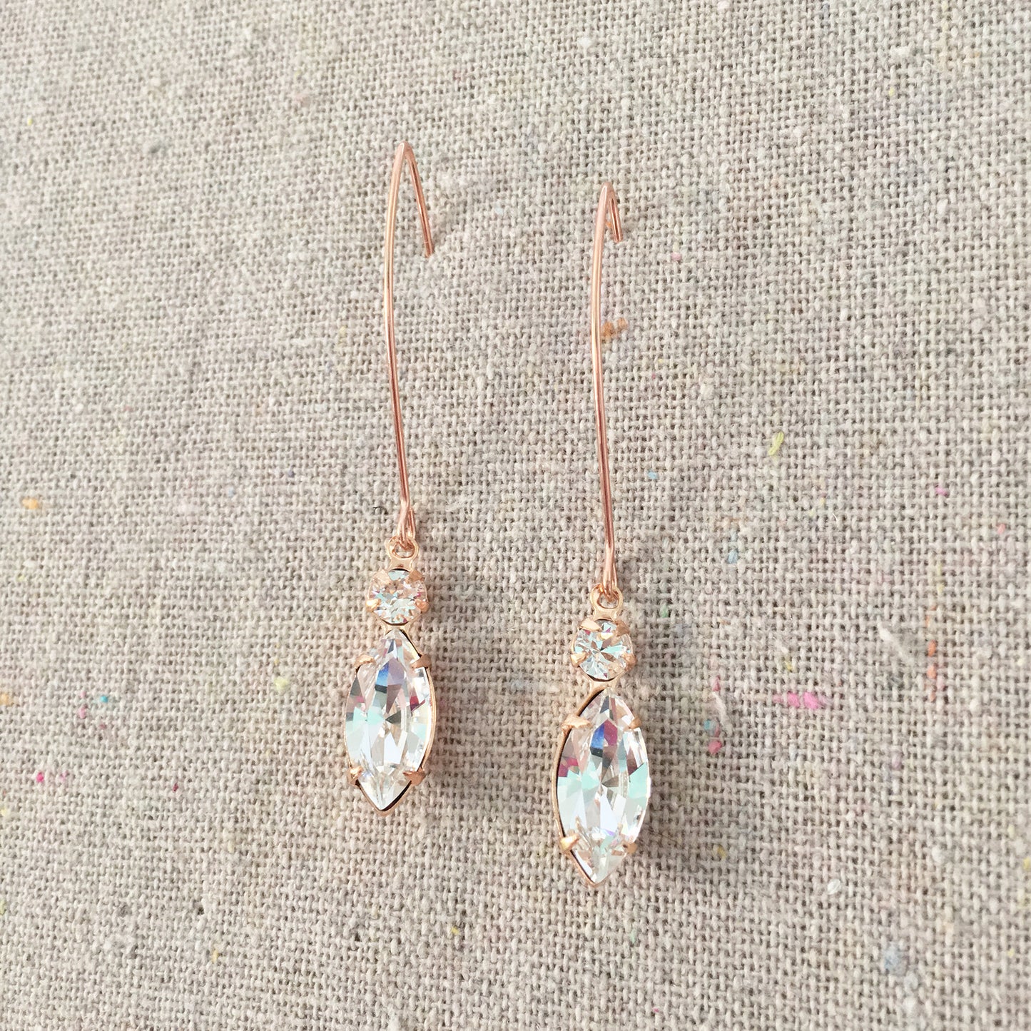 Swarovski Crystal Marquise Earrings