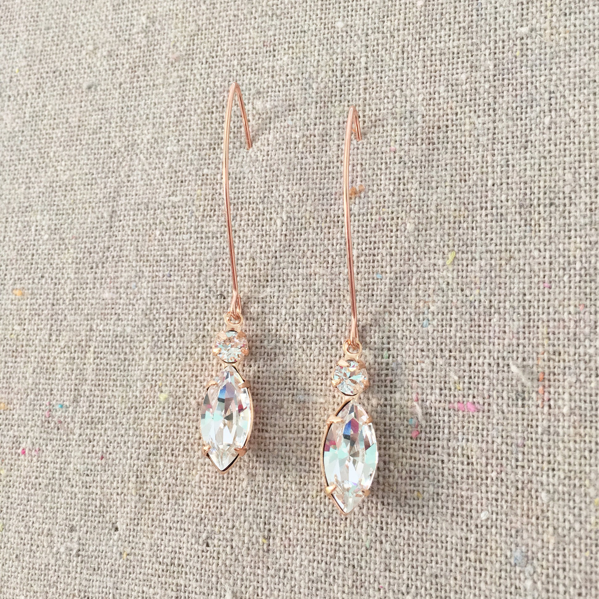 Swarovski Crystal Marquise Earrings