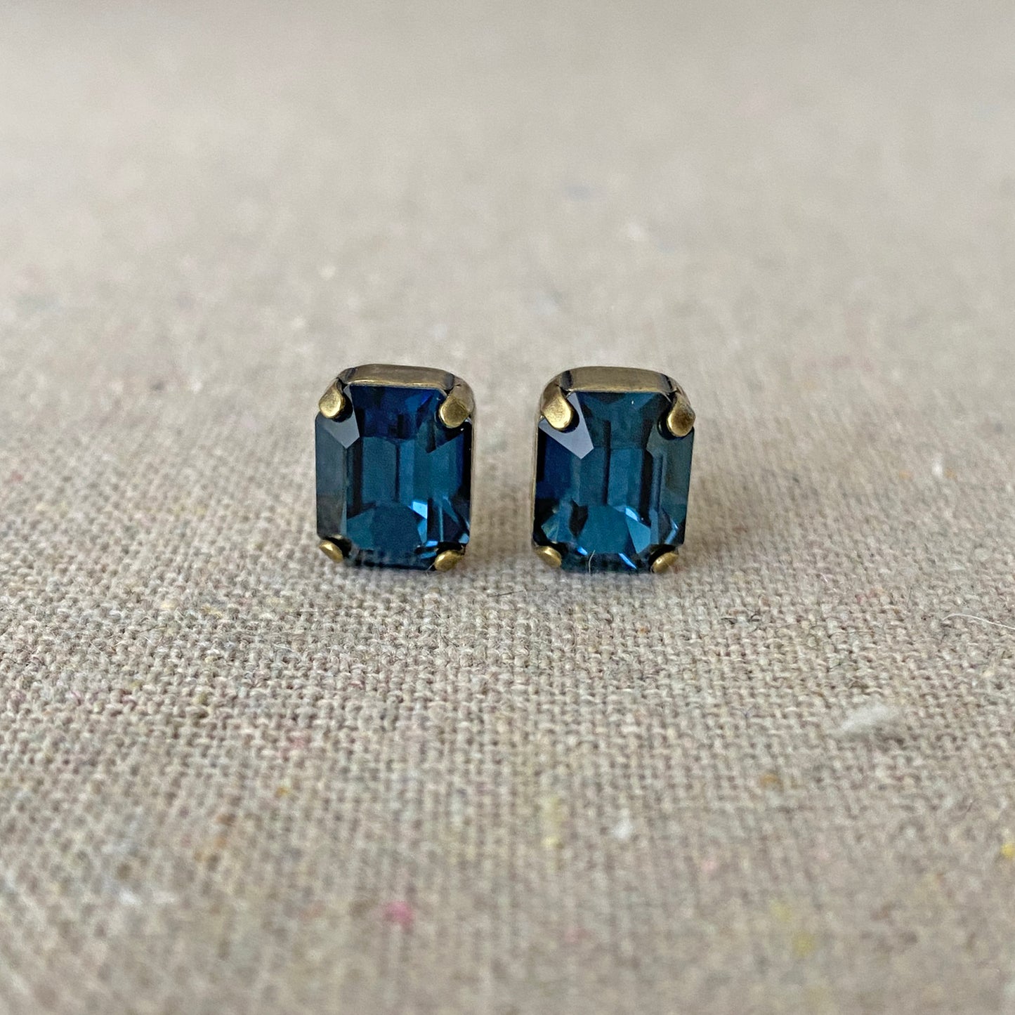 Octagonal Post Earrings