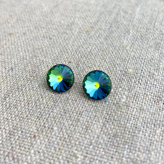 Rivoli Invisible Earrings • 8mm