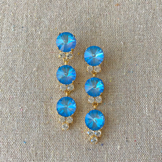 Rivoli Stiletto Post Earrings