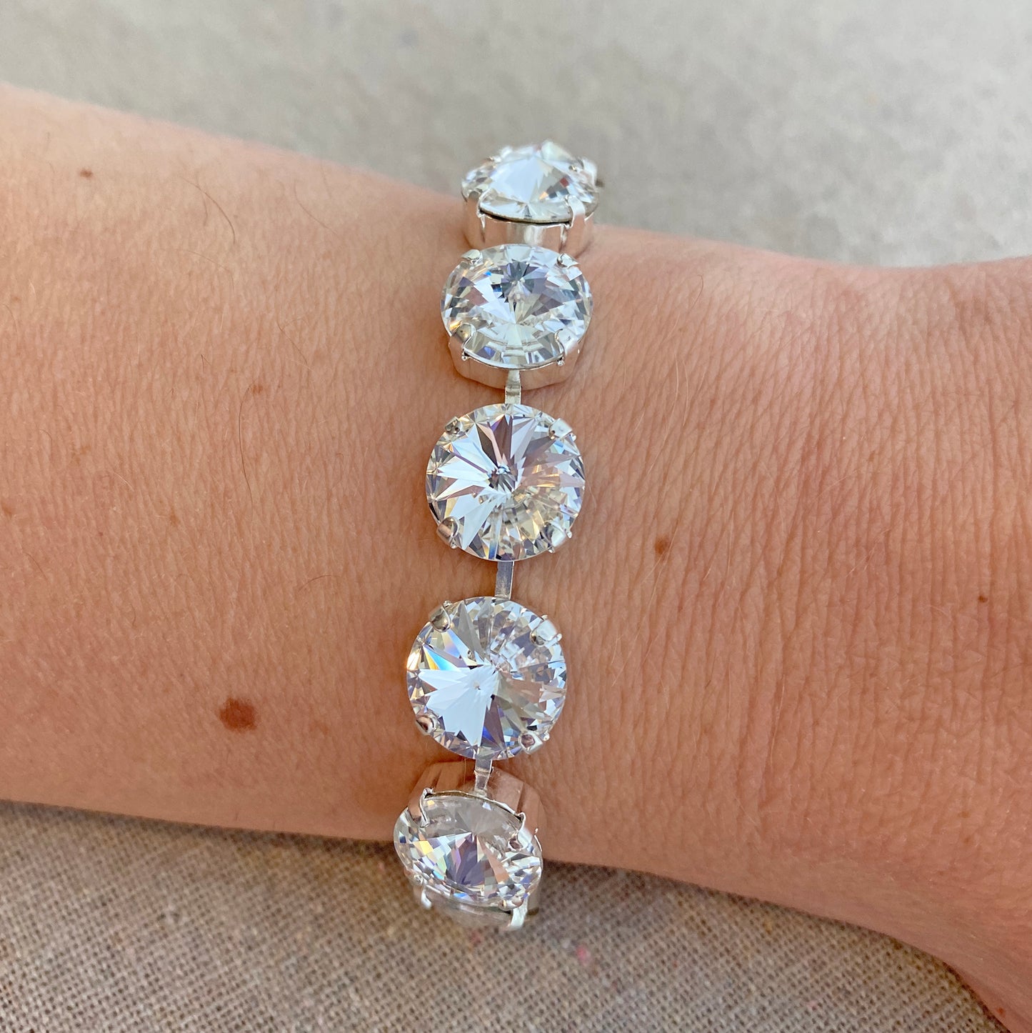 Rivoli Adjustable Tennis Bracelet • 12mm