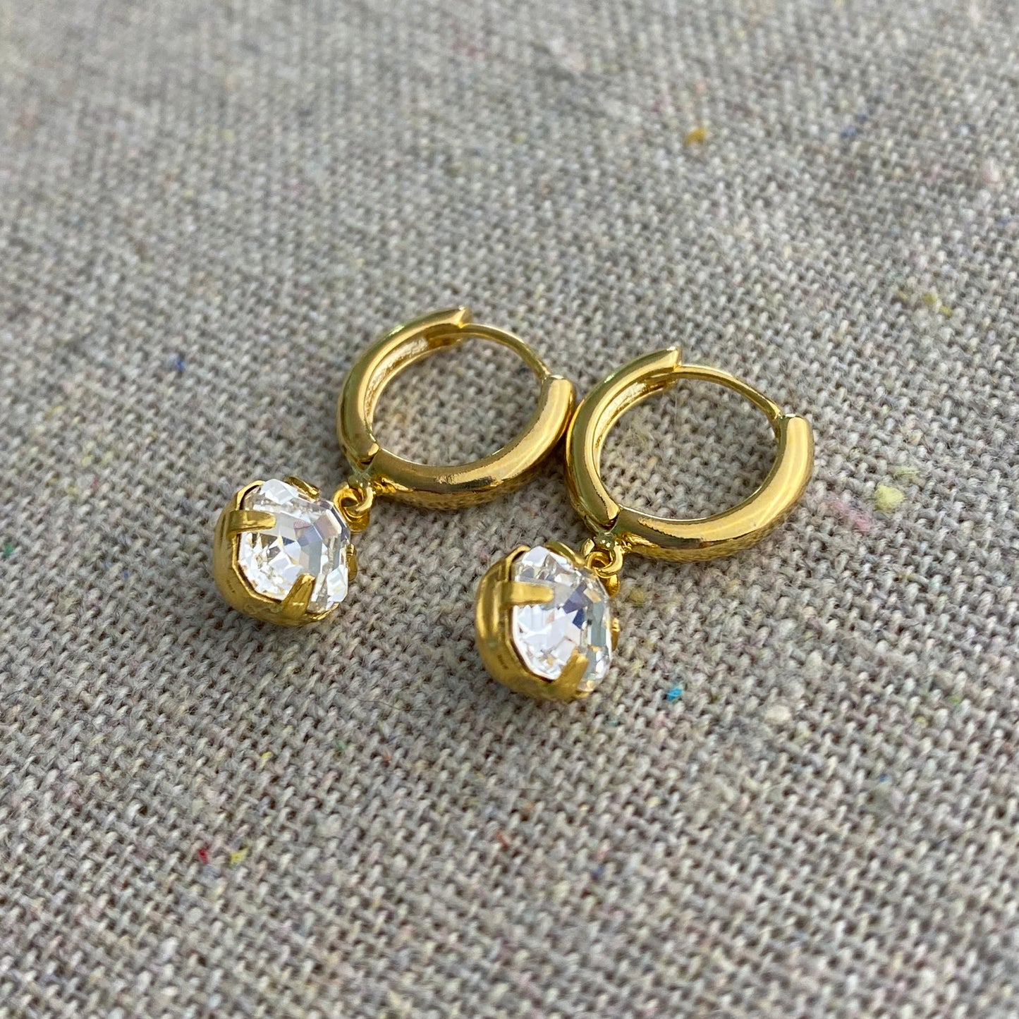 Petite Imperial Huggie Hoop Earrings