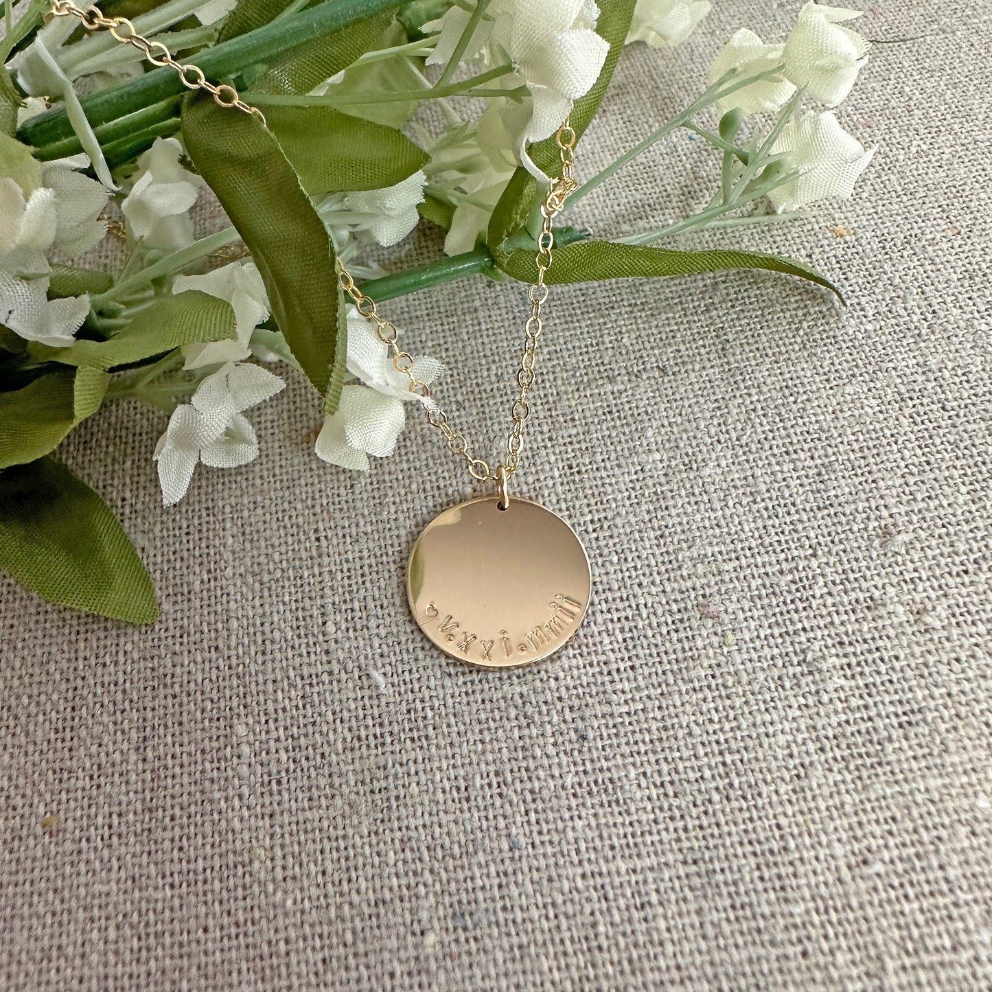 When in Rome Disc Necklace