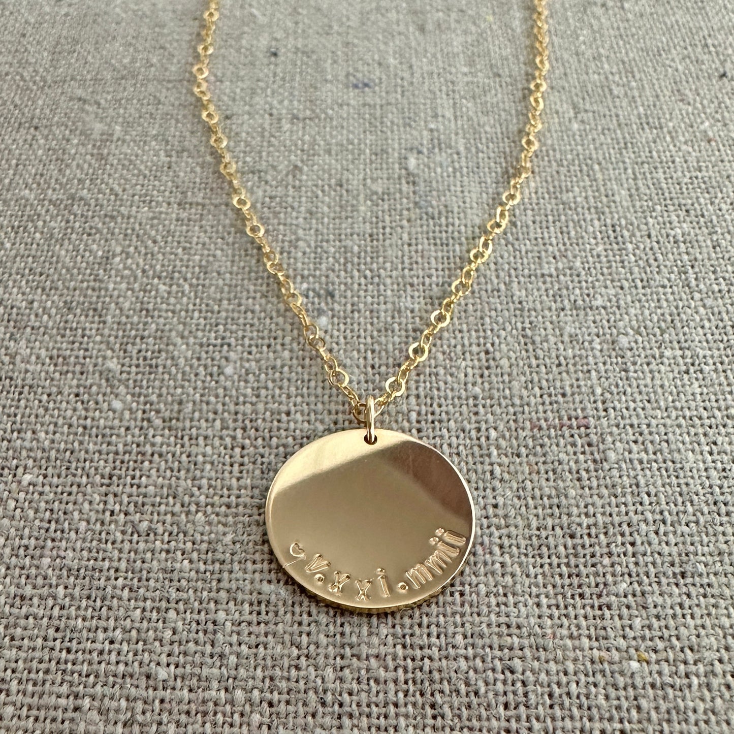 When in Rome Disc Necklace