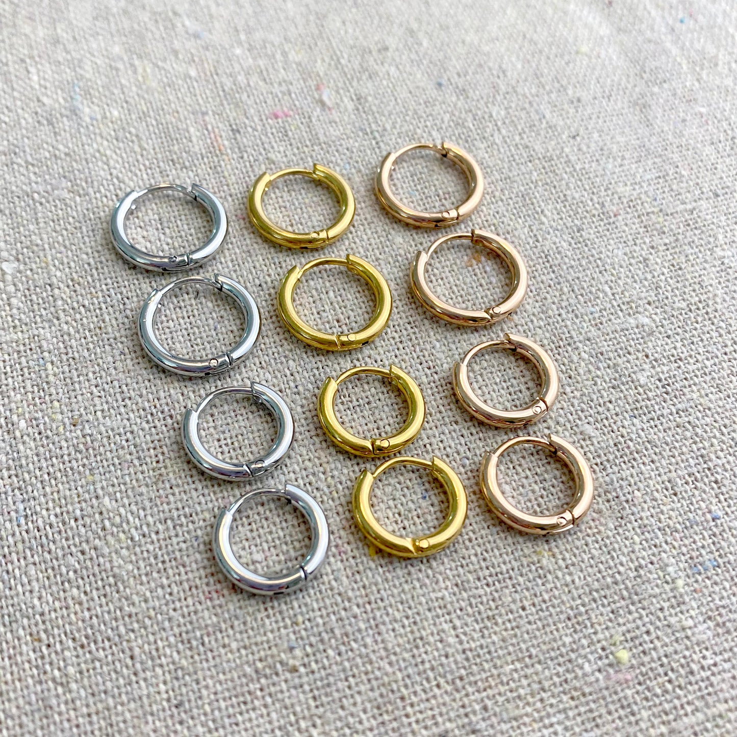 Surgical Steel Sleeper Hoop Set