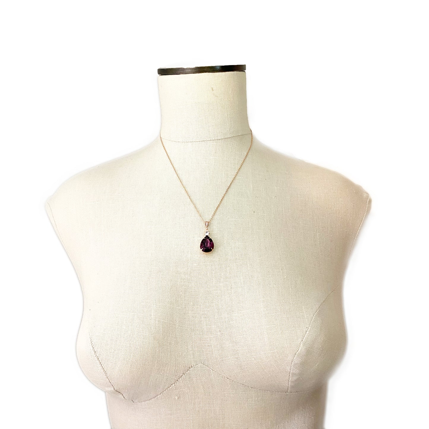 Pear Double Earrings & Necklace Set