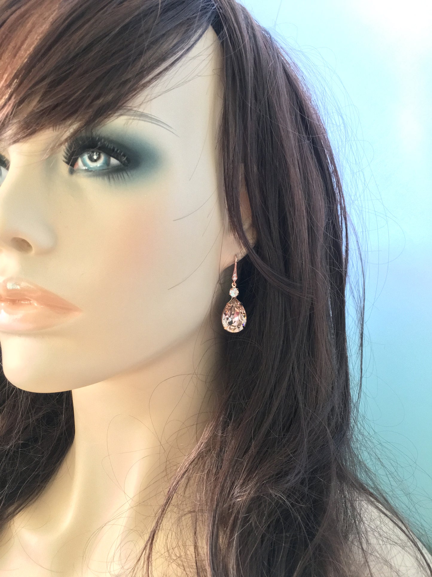 Pear Double Earrings