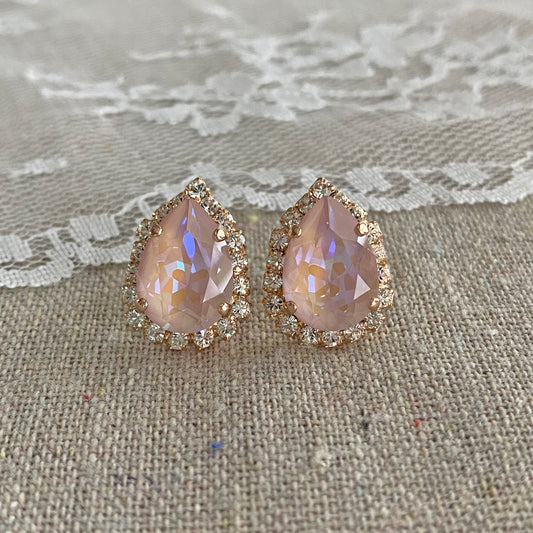 Pear Luxe Post Earrings