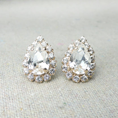 Tiny Pear Luxe Post Earrings