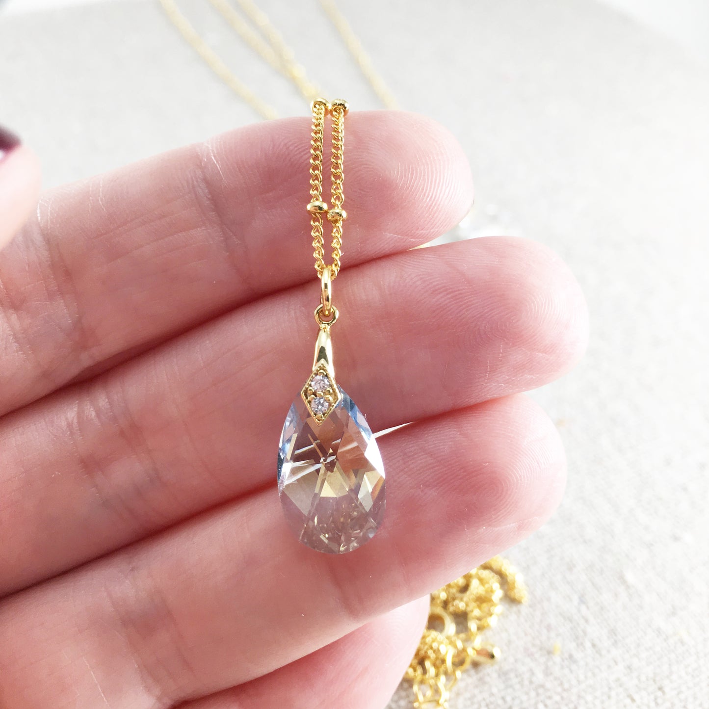 Swarovski Crystal Bridal Necklace