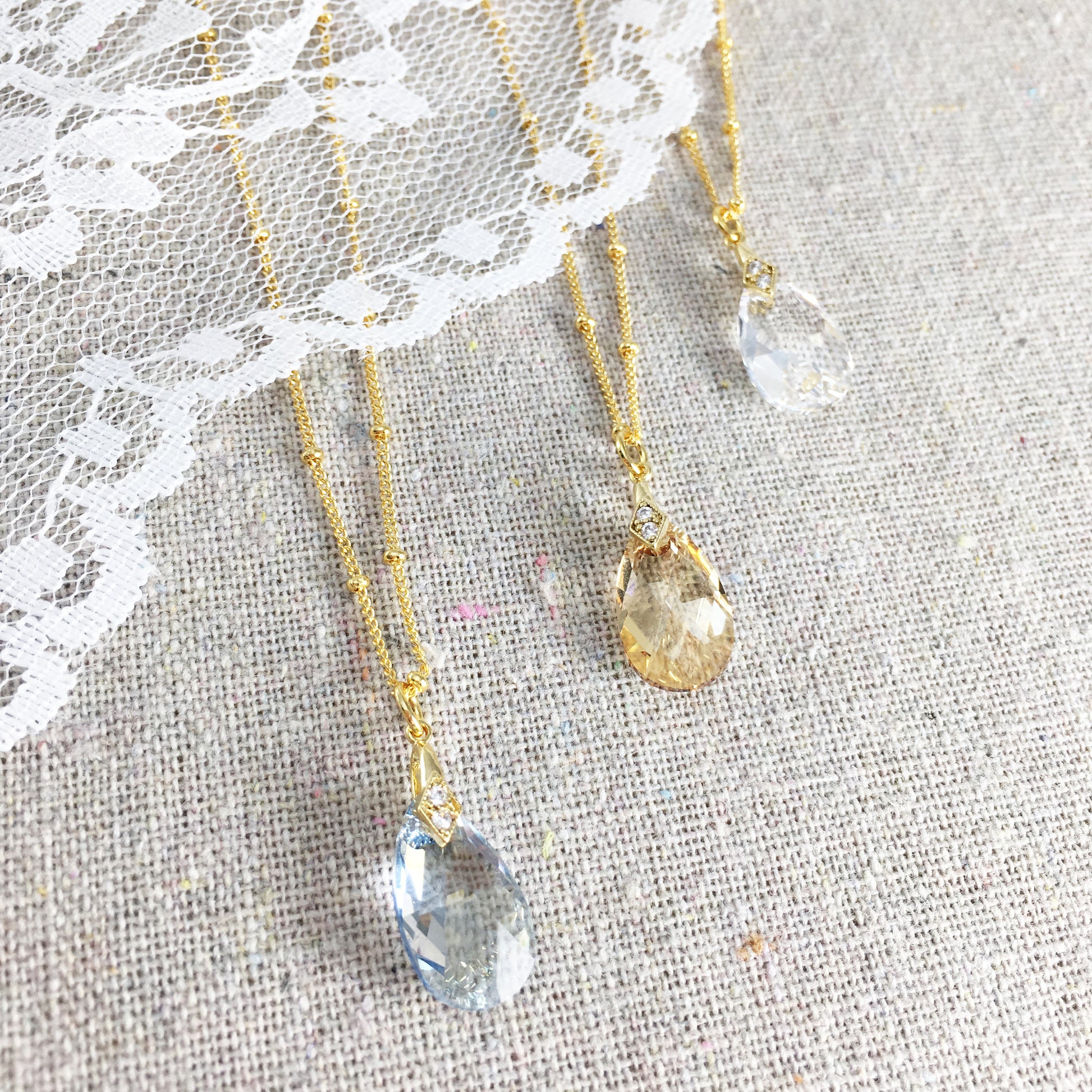Swarovski Crystal Bridal Necklaces