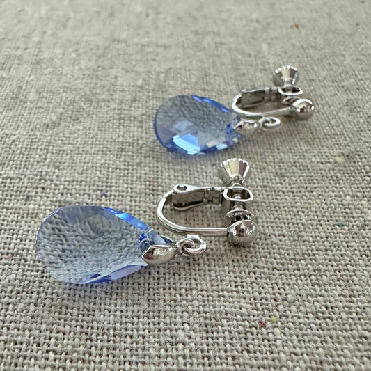 Teardrop Clip-on Earrings