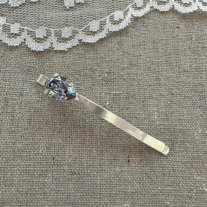 Pear Solitaire Hair Pin