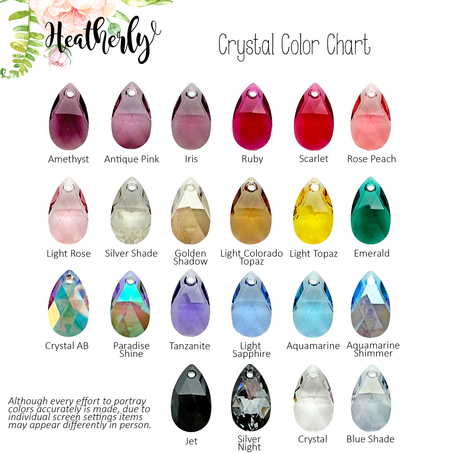 Teardrop Clip-on Earrings