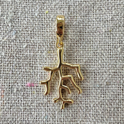 Coral Clip Charm
